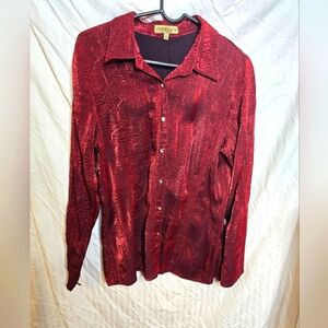 Notations Button Up Blouse